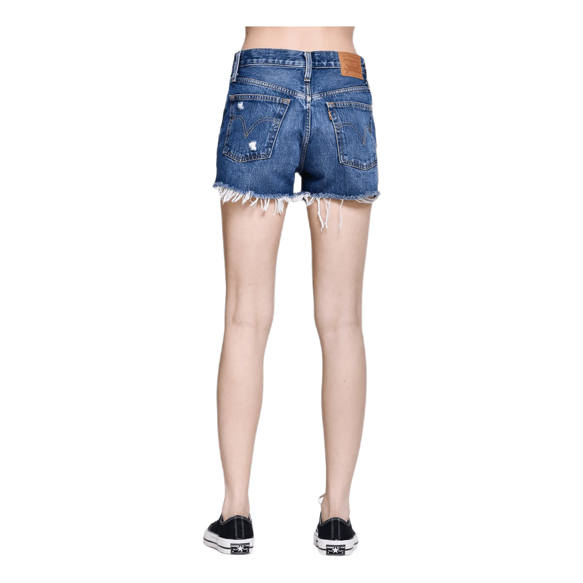 501 High Rise Shorts Blue