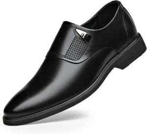 ADMLZQQ Men's Casual Slip-On Loafers Shoes Pointed Toe Wedding Dress Shoes Luxury Bussiness Office Shoes