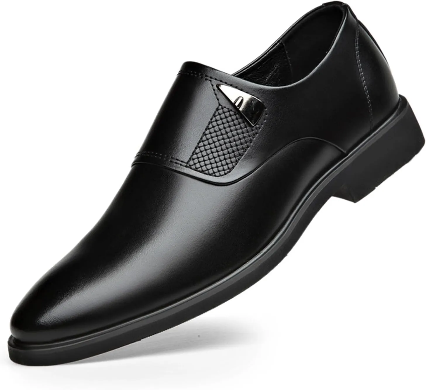 ADMLZQQ Men's Casual Slip-On Loafers Shoes Pointed Toe Wedding Dress Shoes Luxury Bussiness Office Shoes