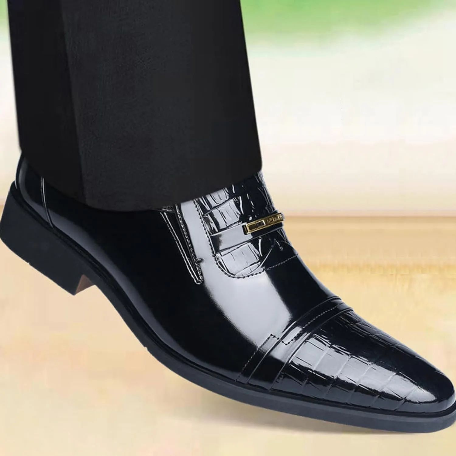 ADMLZQQ Men's Loafer Shoes,Casual Penny Loafers for Men,Slip-On Dress Men Shoes Wedding Shoes