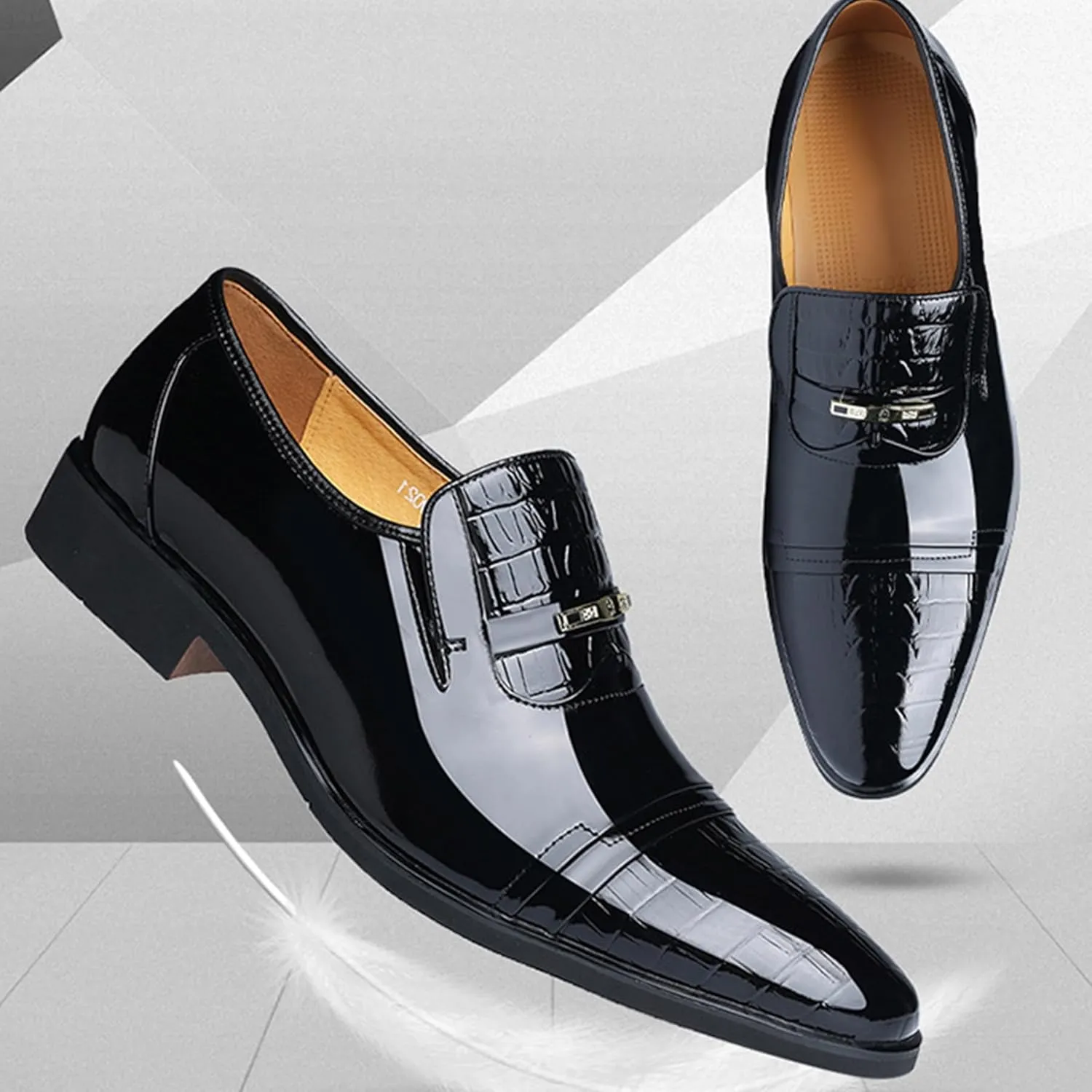 ADMLZQQ Men's Loafer Shoes,Casual Penny Loafers for Men,Slip-On Dress Men Shoes Wedding Shoes