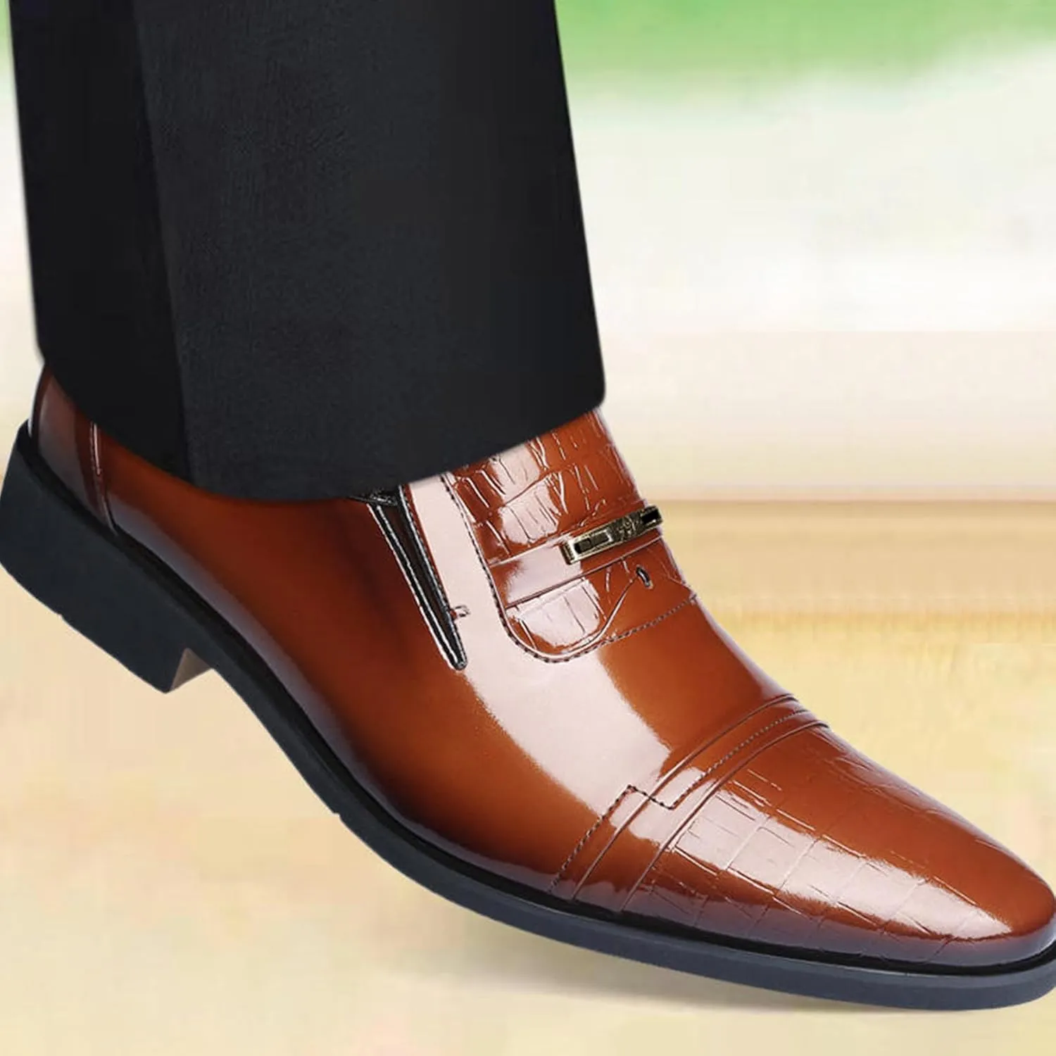 ADMLZQQ Men's Loafer Shoes,Casual Penny Loafers for Men,Slip-On Dress Men Shoes Wedding Shoes