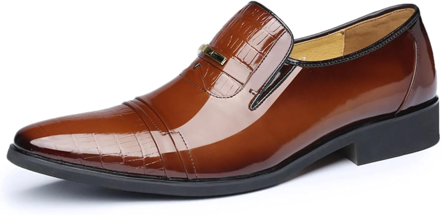 ADMLZQQ Men's Loafer Shoes,Casual Penny Loafers for Men,Slip-On Dress Men Shoes Wedding Shoes