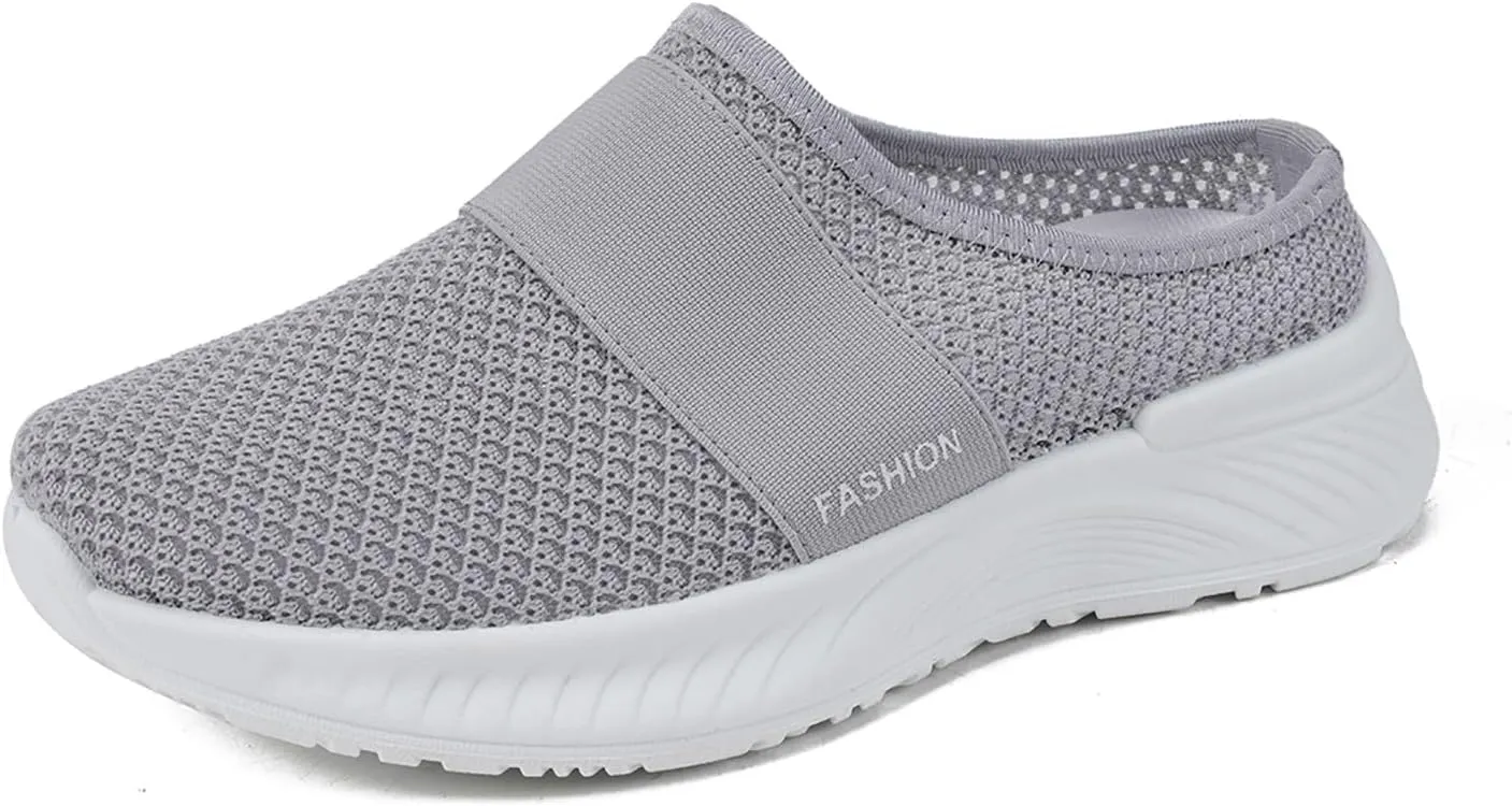 Arch Support Sandals for Women 2025 Mules Slip On Sneakers Flats Lightweight Breathable Comfortable Walking Shoes