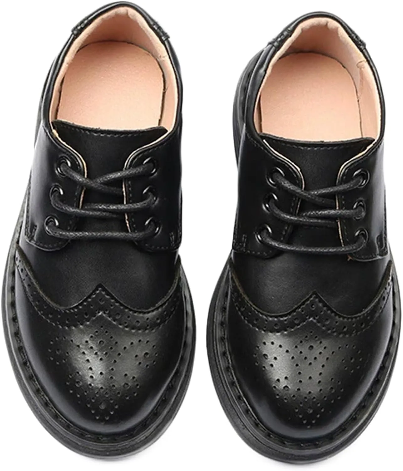 Boys Dress Shoes Kids Oxford Wedding Church Leather School Uniform Shoes Toddler