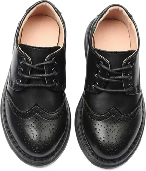 Boys Dress Shoes Kids Oxford Wedding Church Leather School Uniform Shoes Toddler
