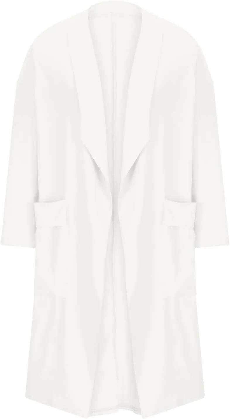 Cardigans for Women Trendy Casual Open Front Winter Coats Comfy Flowy Long Sleeve Trench Coats Tops with Pockets