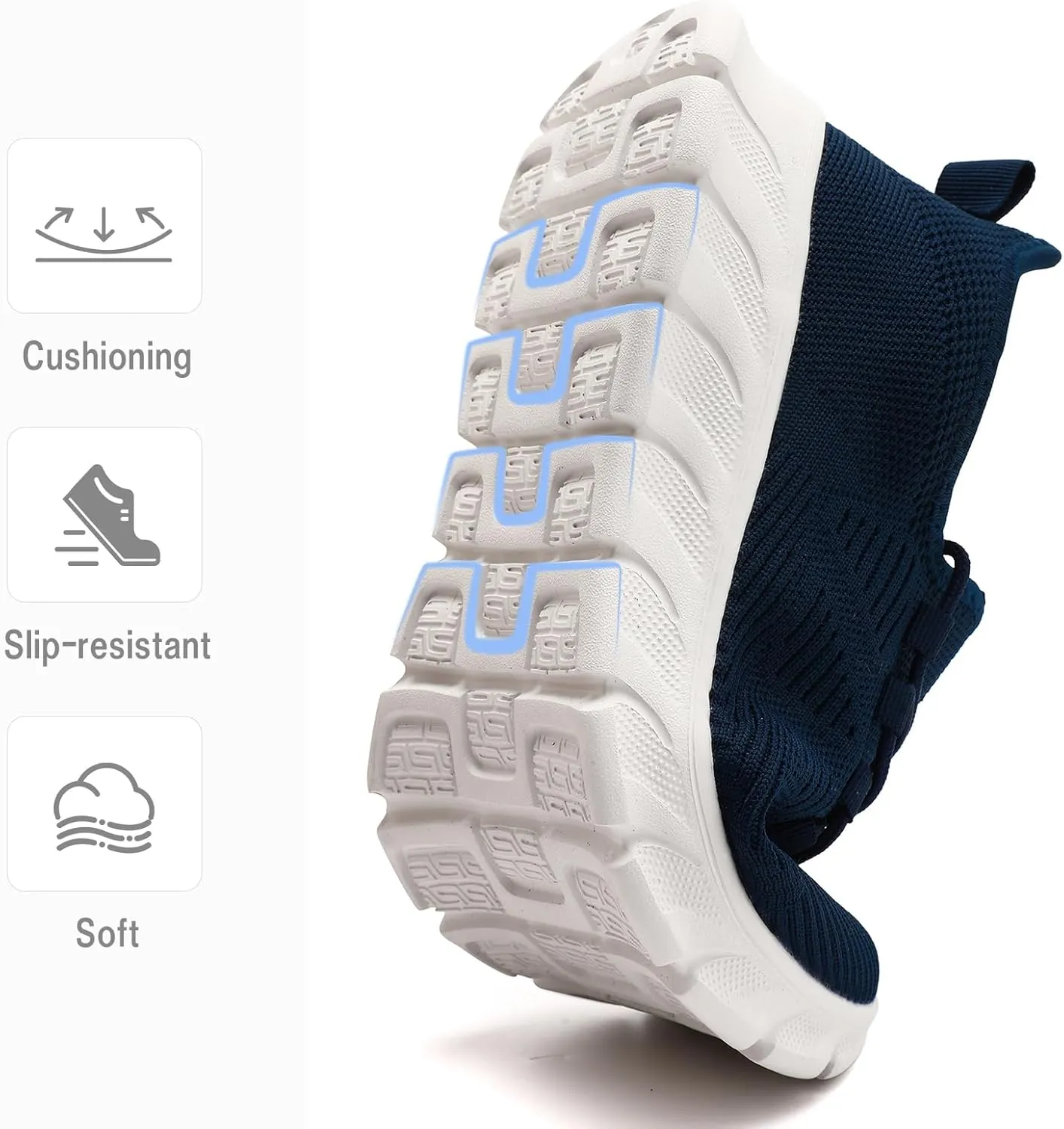 Damyuan Running Shoes for Women Tennis Sneakers Slip on Walking Comfortable Athletic Gym Summer Casual Workout Shoes Mesh Shoes