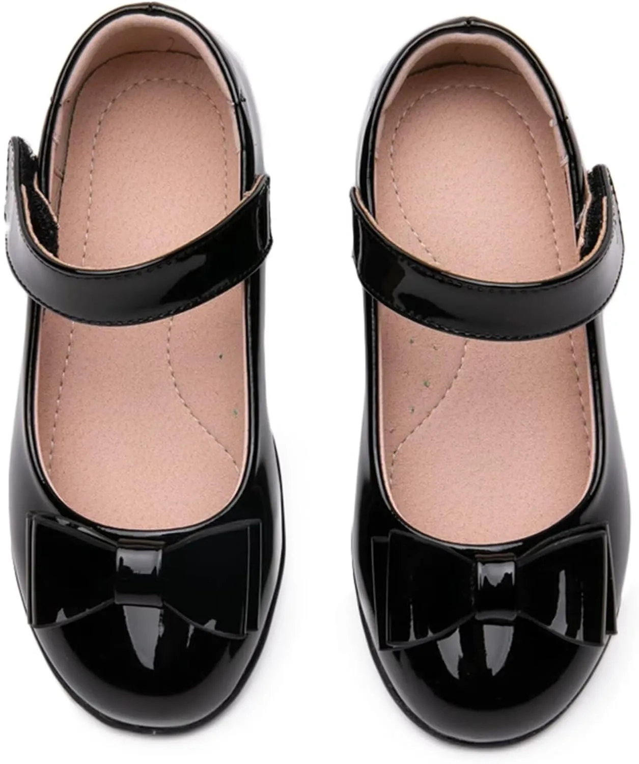 Girls Dress Shoes for School Wedding Church Party Leather Flats Princess Shoes Toddler/Kids