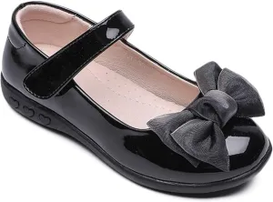 Girls Dress Shoes for School Wedding Church Party Leather Flats Princess Shoes Toddler/Kids