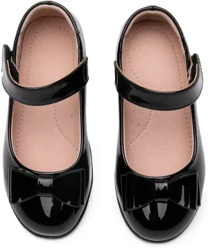 Girls Dress Shoes for School Wedding Church Party Leather Flats Princess Shoes Toddler/Kids