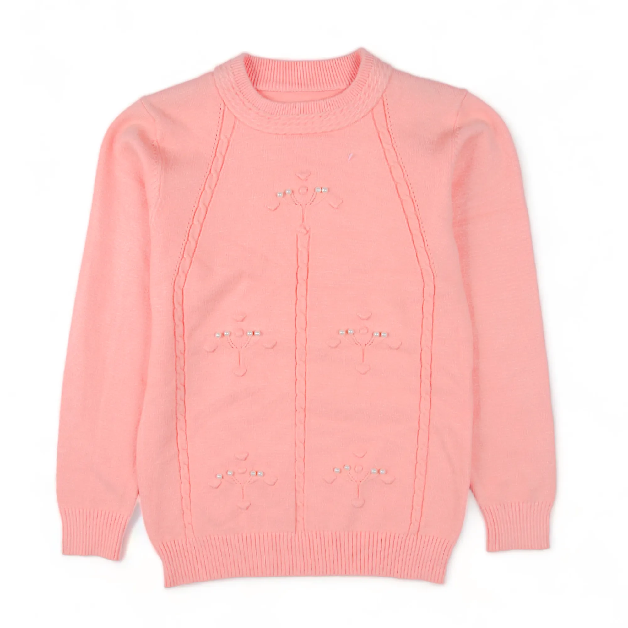 Girls top jersey peach