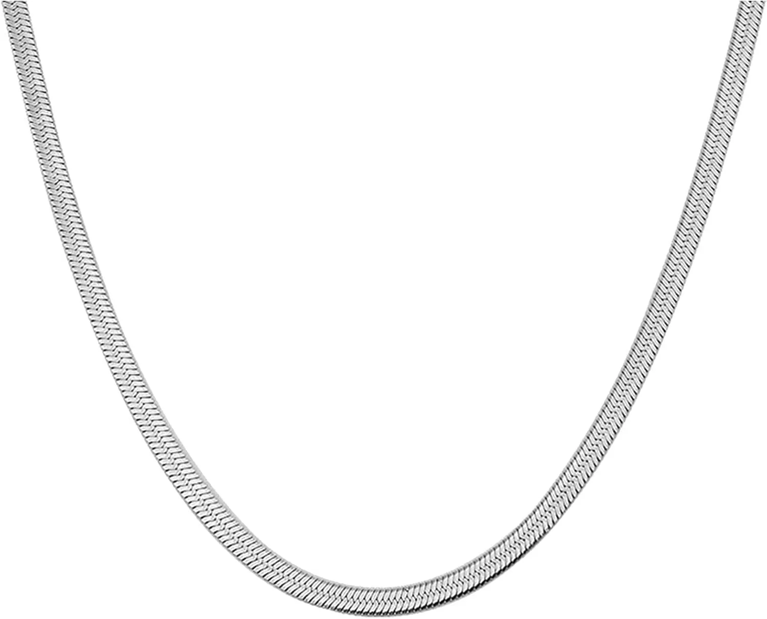 Gold Plated Collarbone Chain for Women,Stackable Layering Chunky Snake Necklace Dainty Herringbone Choker Simple Jewelry Gift