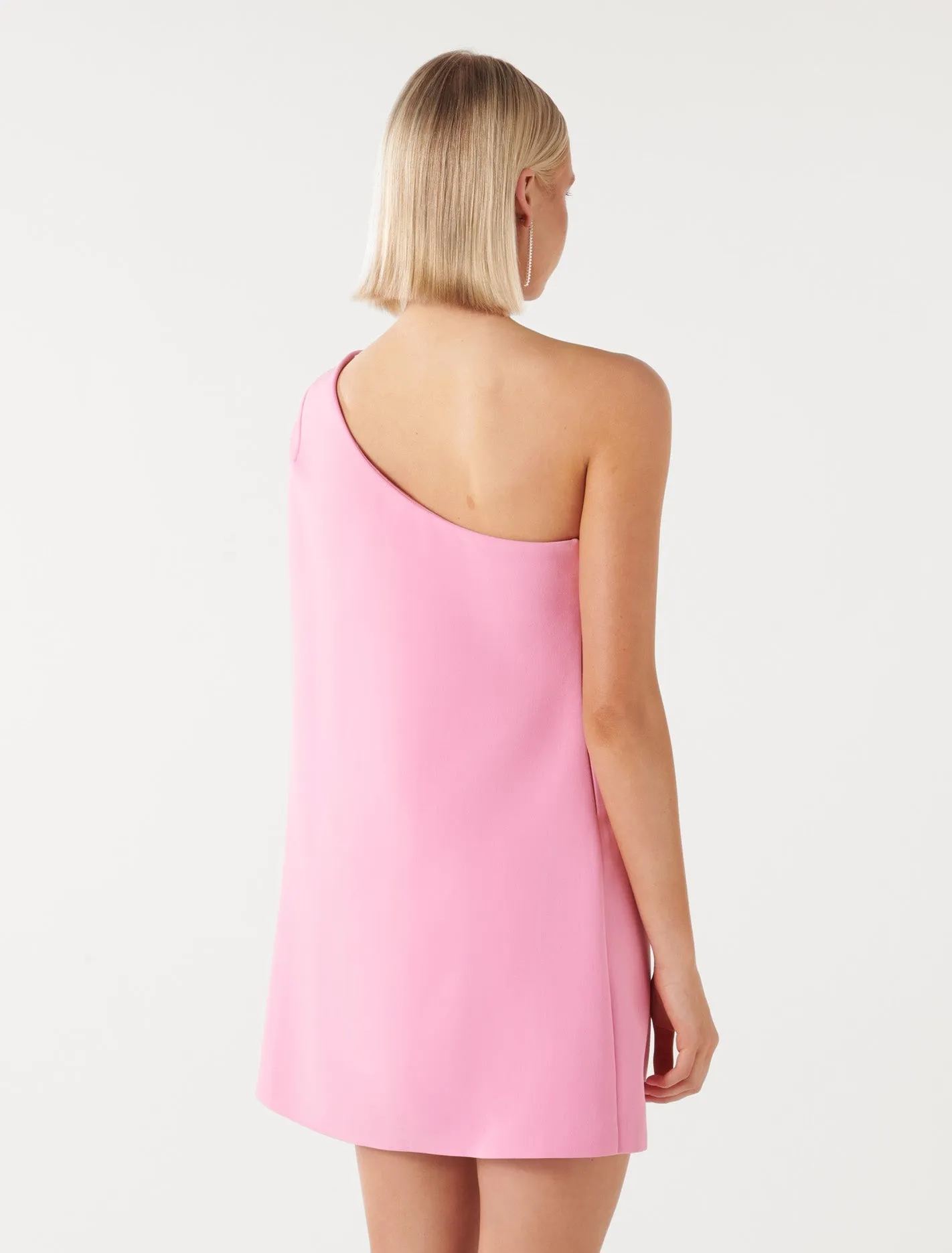 Hartley Asymm Cape Mini Dress