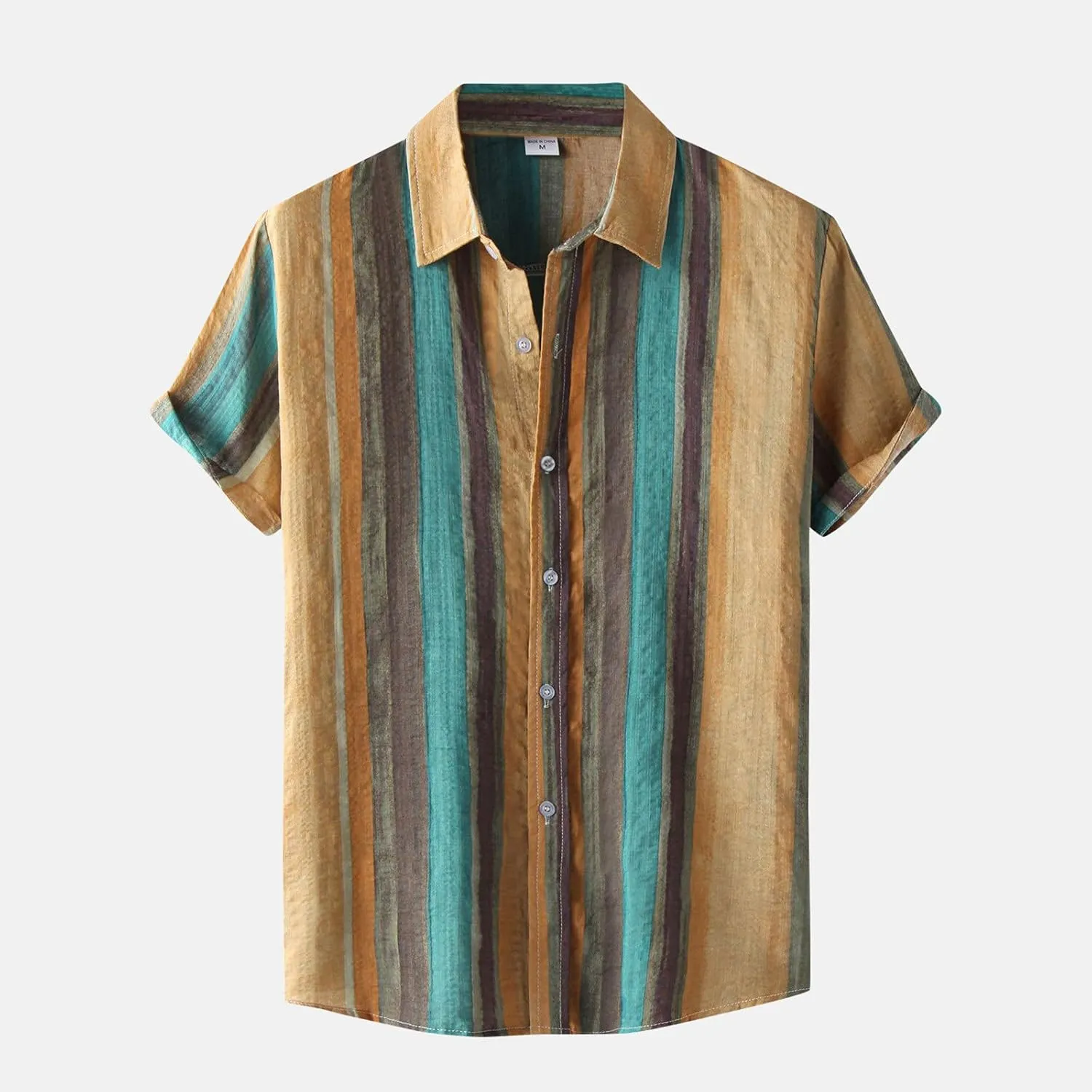 Hawaiian Shirt for Men Button Down Beach Tropical Shirts Short Sleeve Lightweight Shirts Men's Short Sleeve Shirts