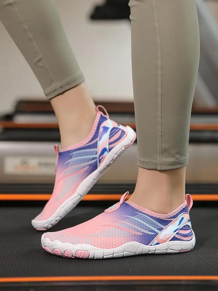 Hike Barefoot Shoes Women & Men Pro Footwear Shoes Wide Toe Box Water Shoes for Swimming & Running - Breathable, Non-Slip Athletic Hiking Footwear Shoes