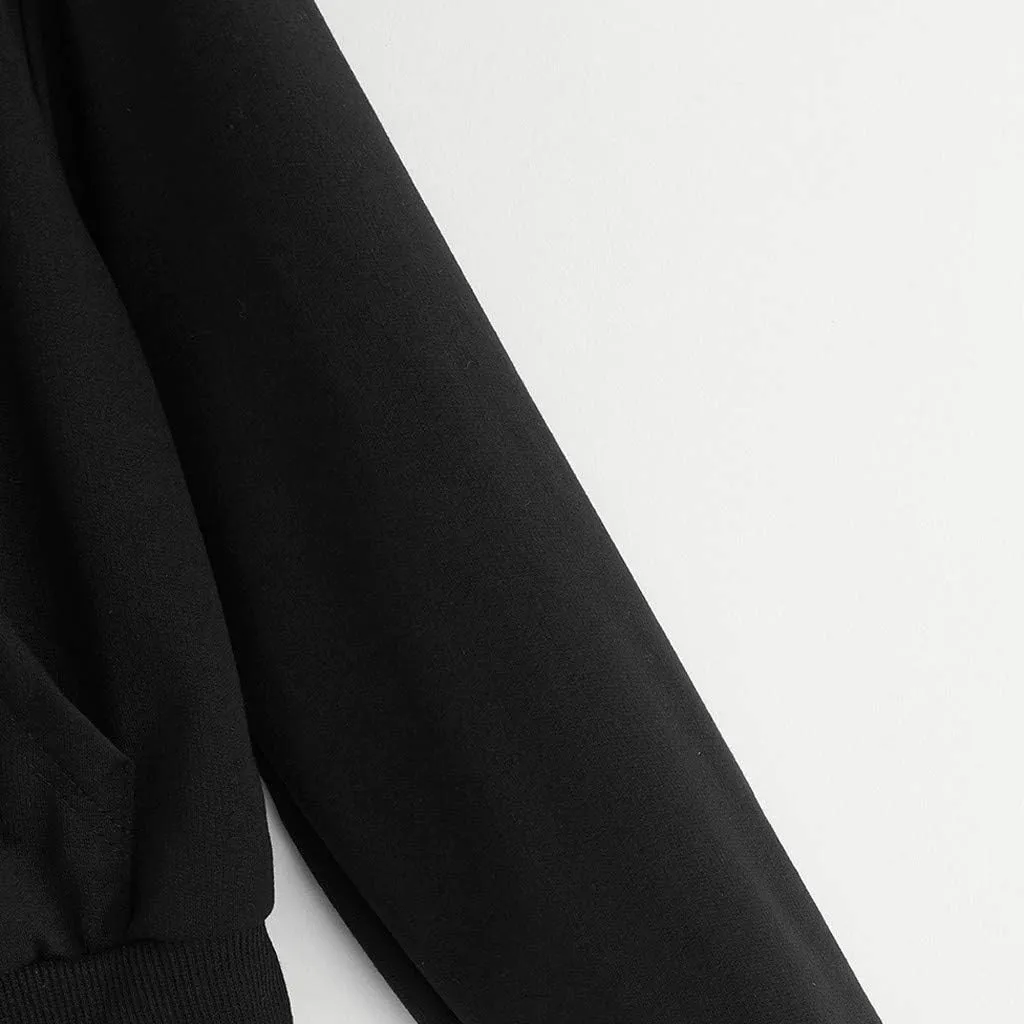 hlysgo Women Full Zip Up Cropped Hoodie Sweatshirt Plus Size Long Sleeve Hooded Crop Top Y2k Teen Girls Jackets with Pockets