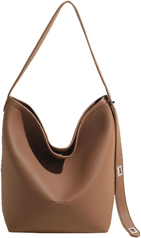 Hobo Bags for Women Slouchy Bag Soft Leather Tote Bag Large Shoulder Bag Work Bag Vintage Crossbody Bag with Small Purse