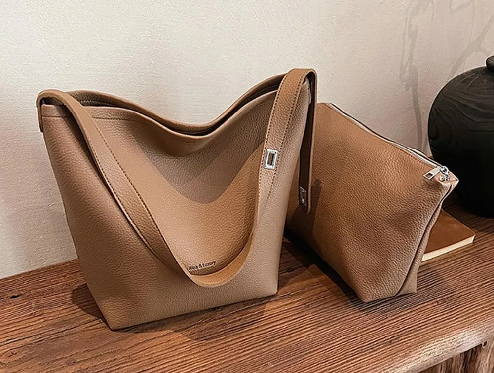 Hobo Bags for Women Slouchy Bag Soft Leather Tote Bag Large Shoulder Bag Work Bag Vintage Crossbody Bag with Small Purse