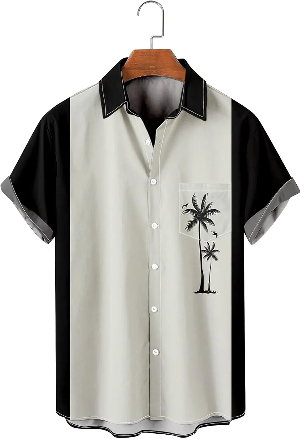 LCMTWX T Shirts for Man Long Sleeve Casual Button Down Beach Flower Shirt and Long Suits Mens Trunks Beach Button Down Mens