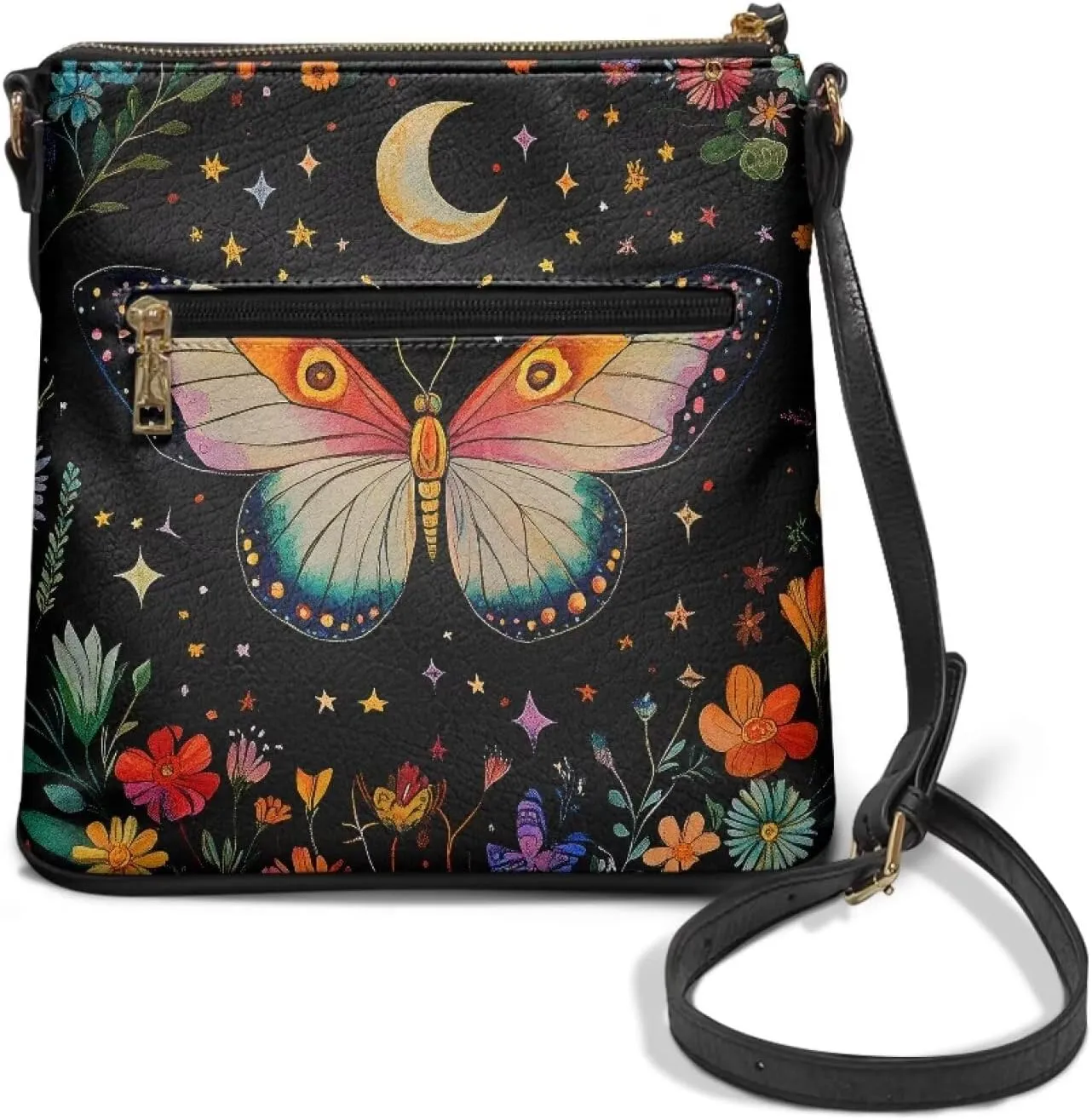 Leather Shoulder Bag for Women Large Crossbody Handbag Sling Hobo Bag with Adjustable Strap for Business Dating