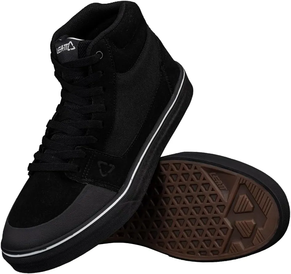 Leatt Shoe Flat 1.0 Hi #US8/UK7.5/EU41.5/CM26 Black