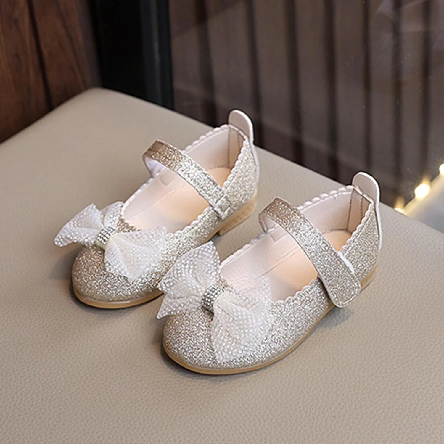 Little Girl Mary Jane Shoes Girls Princess Shoes New Children's Shiny Spring and Summer Small Leather Girl