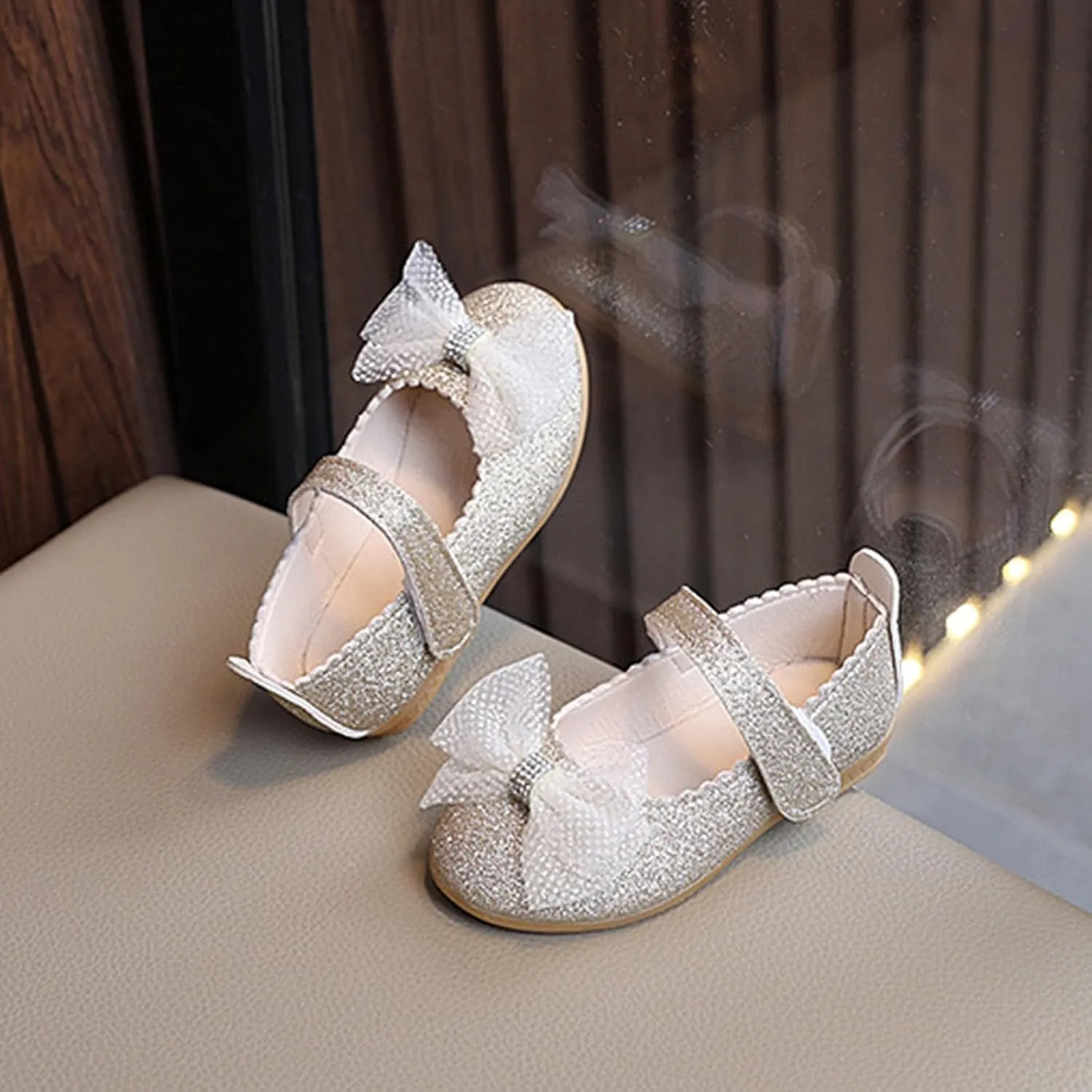 Little Girl Mary Jane Shoes Girls Princess Shoes New Children's Shiny Spring and Summer Small Leather Girl