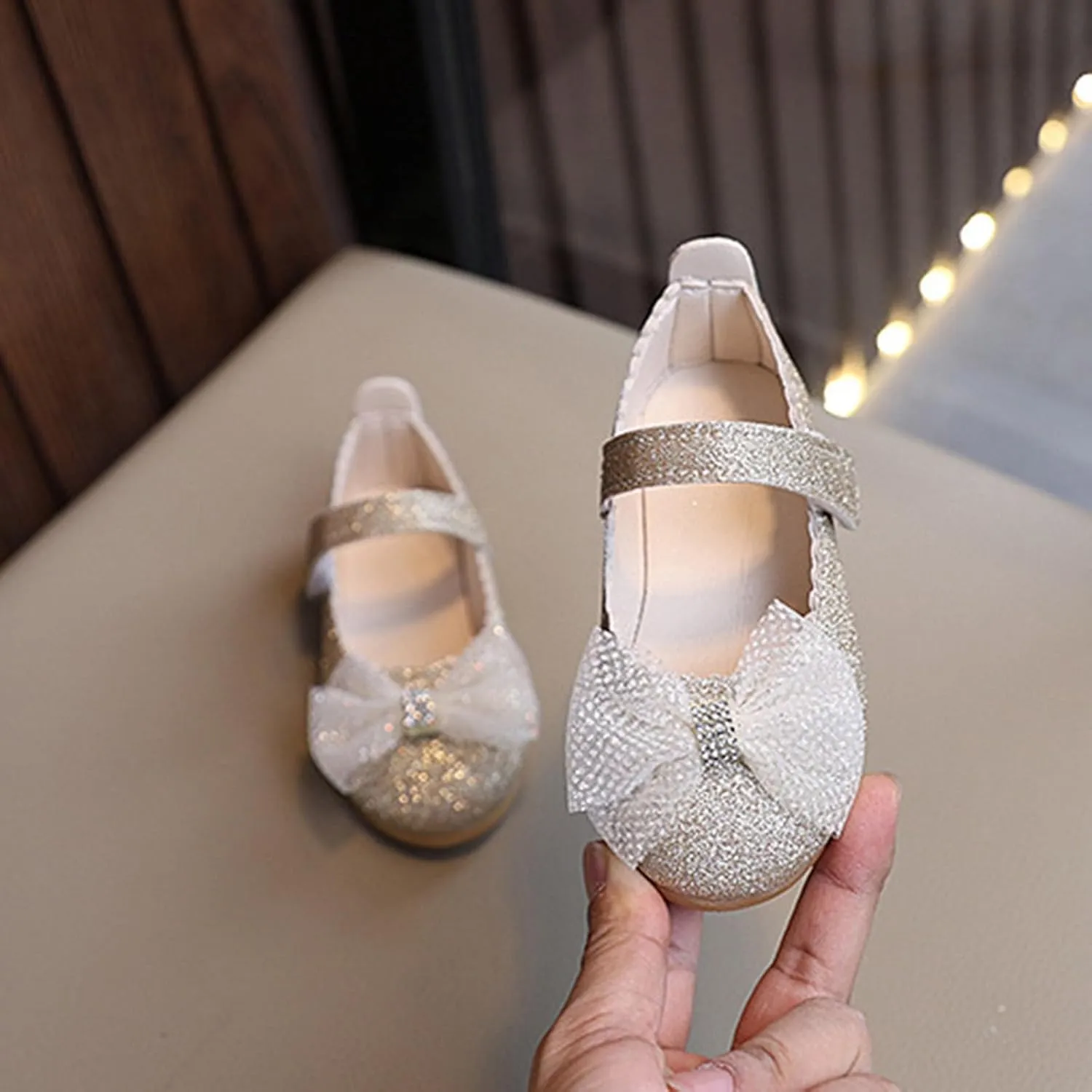 Little Girl Mary Jane Shoes Girls Princess Shoes New Children's Shiny Spring and Summer Small Leather Girl