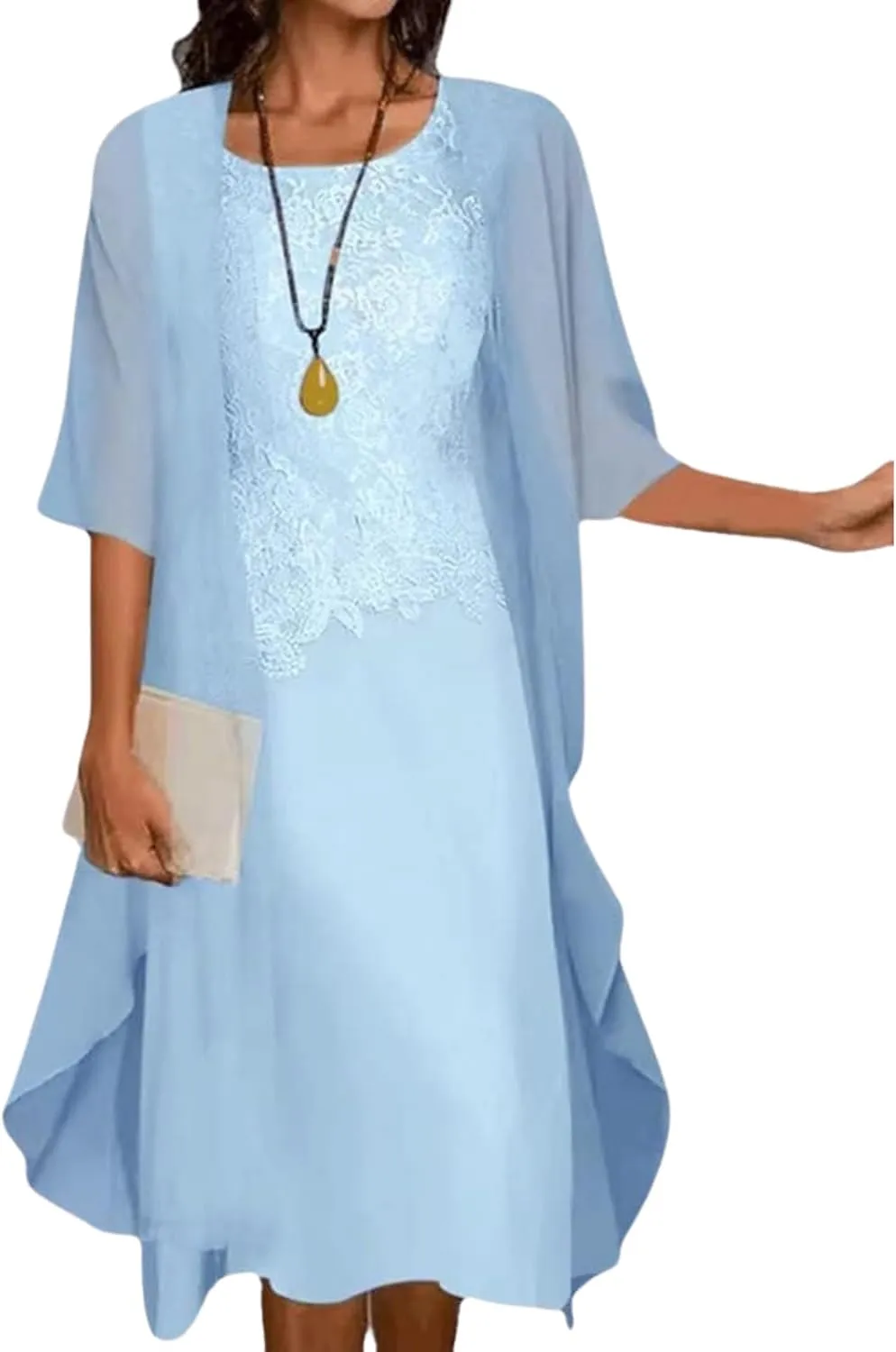 LOAIHA Womens Two-Piece Dress Set Floral Maxi Dress with Jacket Plus Size Sleeveless Tank Dress with Chiffon Cardigan
