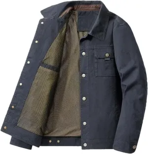 Men Cargo Jackets Autumn Casual Windbreaker Fashion Cargo Coat Baseball Jackets Camping Outerwear