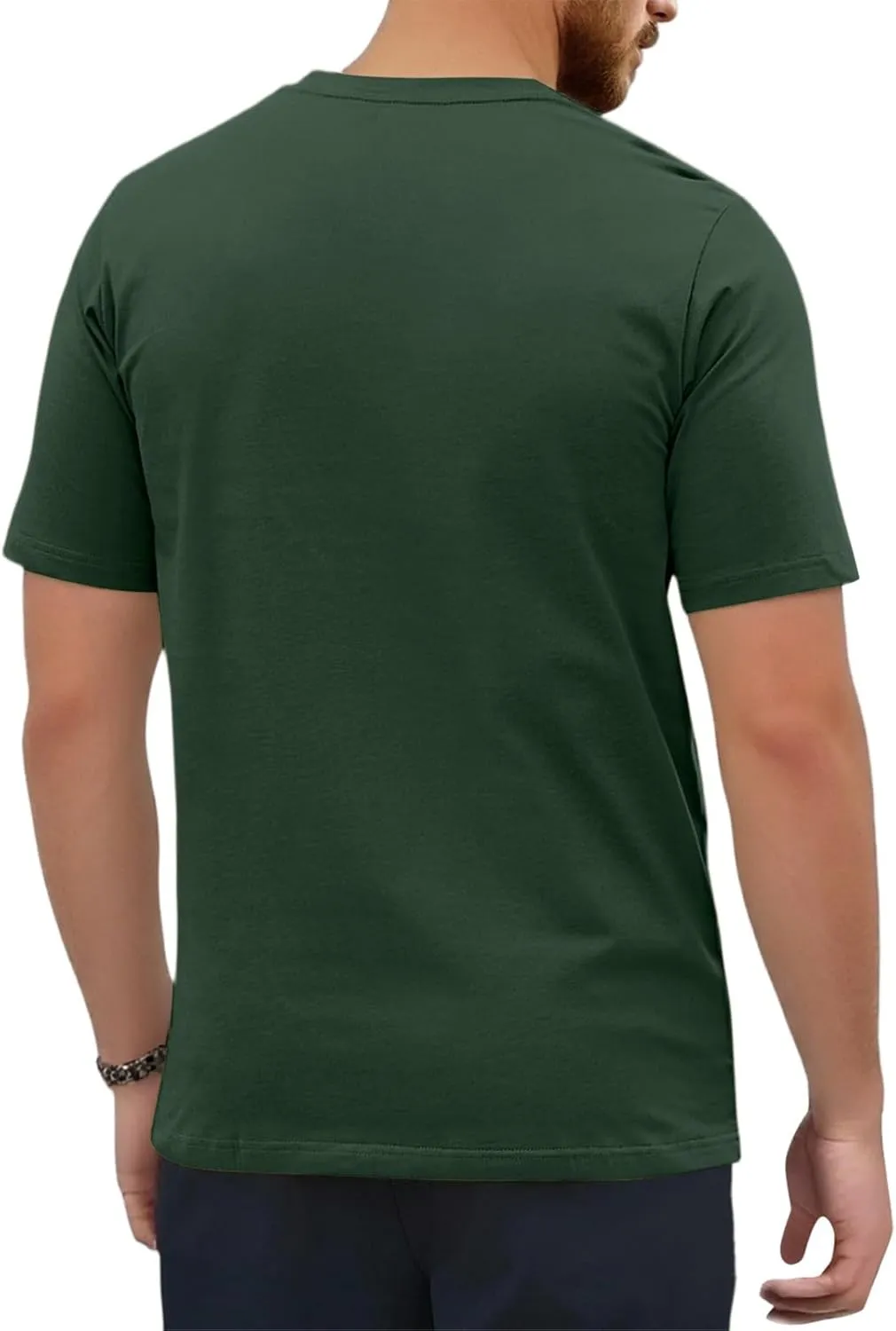 Mens Summer Shirts : Super Soft Premium Fabric Moisture Wicking Relaxed Fit Work Tees
