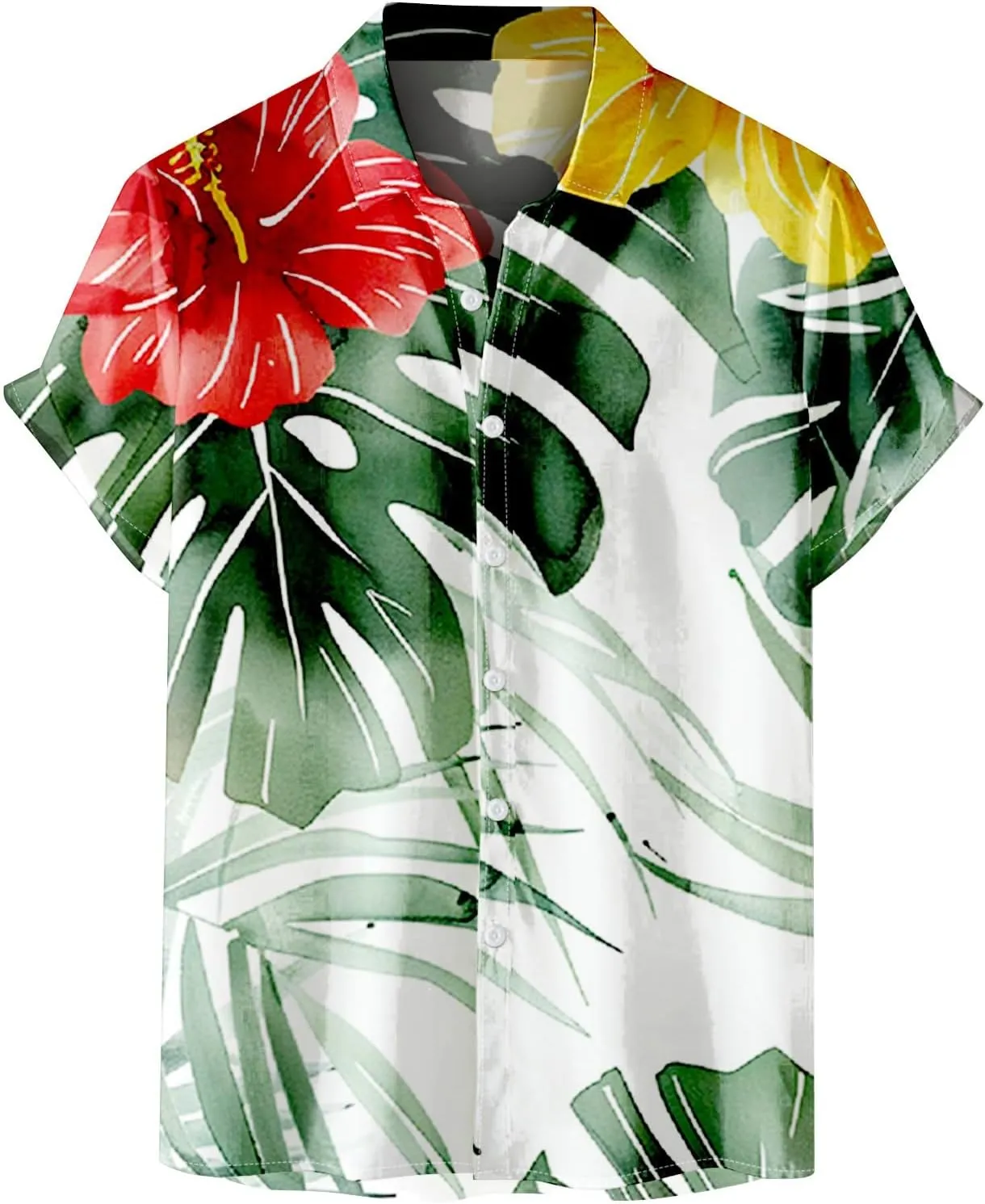 Mens Vacation Shirts Printed Casual Shirt Mens Vacation Shirts Mens Funny Hawaiian Button Down Shirts Button Down