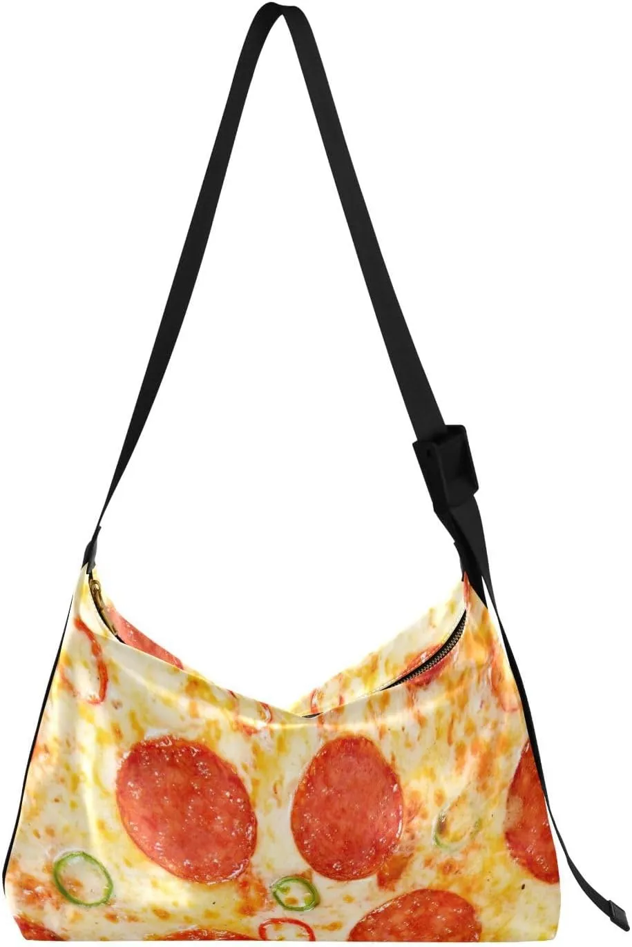 Mexican Pizza Womens Shoulder Bag Hobo Crossbody Leather Casual Tote Bag for Women Large Handbag Shopping Bag
