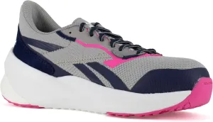 Reebok Women's Rb516 Floatride Energy Daily Work Athletic Composite Toe Shoe Grey/Navy and Pink Construction