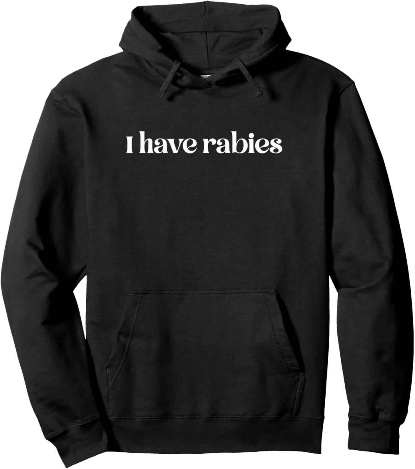 Retro Vintage I Have Rabies Funny Quote For Men Women Pullover Hoodie