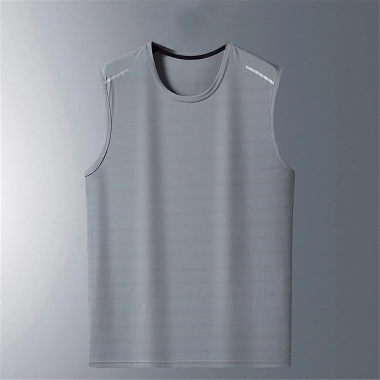 Running Tank Top Men Sleeveless Cotton Workout Gym Running Compression Fit Tank Tops Beach Muscle Summer Big and Tall Vest