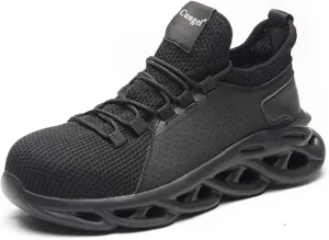 Safety Shoes Men Women Steel Toe Shoes Breathable and Anti-Collision Indestructible Work Shoes Construction Composite Toe Shoes