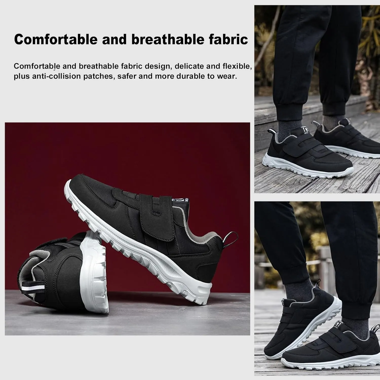 Sports Shoes for Men,Wide Breathable and Comfortable for Foot Pain Neuropathy Patients