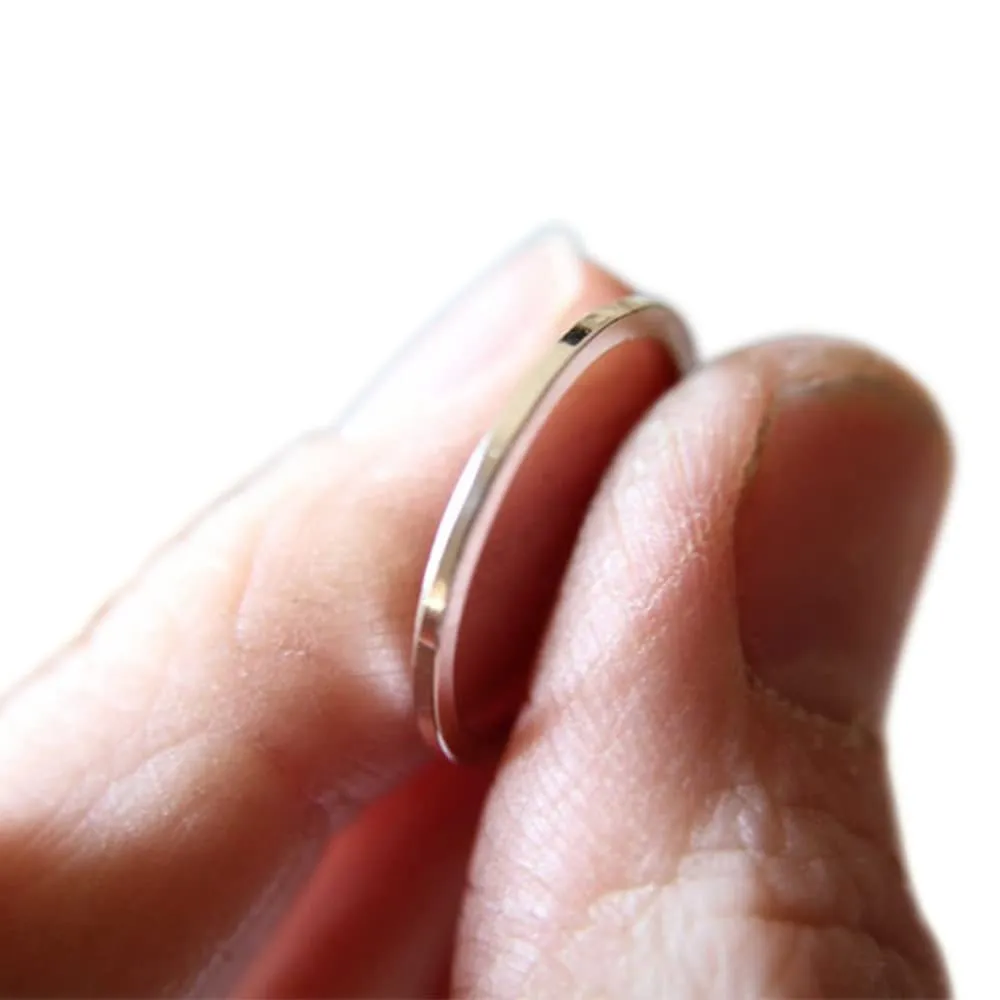Sterling Square Ring, Knuckle Ring, Knuckle Rings, Stacking Rings, Above Knuckle Ring, Rings, Thick Stacking Rings, Thick Square Rings