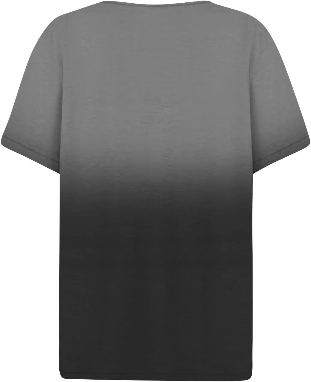 Summer Tops for Women 2025 Trendy Vacation Short Sleeve Button Vneck T Shirt Loose Fitted Boho Graphic Tees Fashion