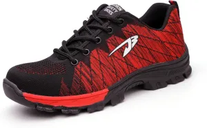 Tanleewa Steel Toe Work Shoes for Men Women Lightweight Safety Sneakers Anti-Pierce Breathable Industrial Construction Shoes Hiking Boots