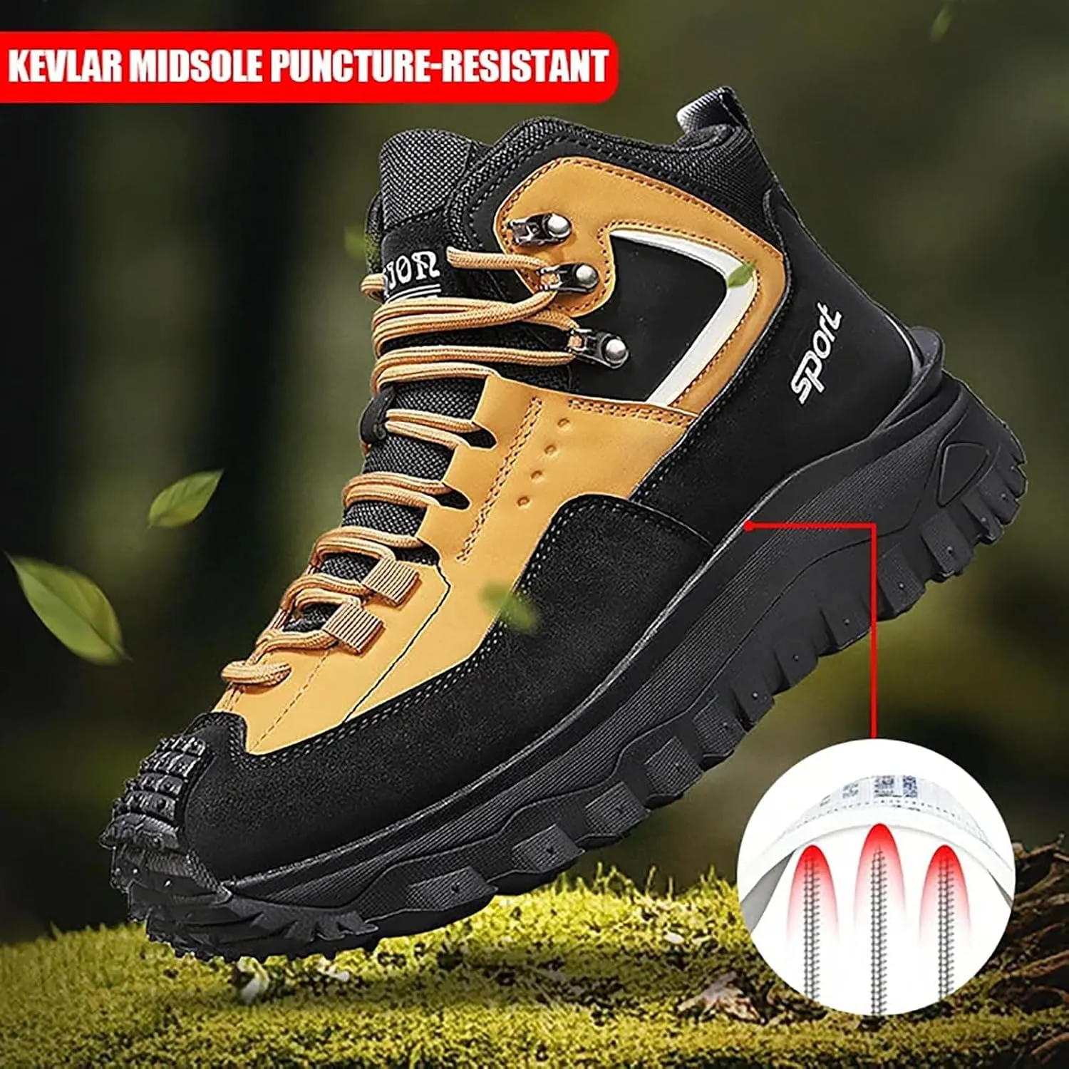 The First Young Shoes Men Safety Work Orthopedic Hiking Boots Thefirstyoung Steeltoe Boots Outdoo