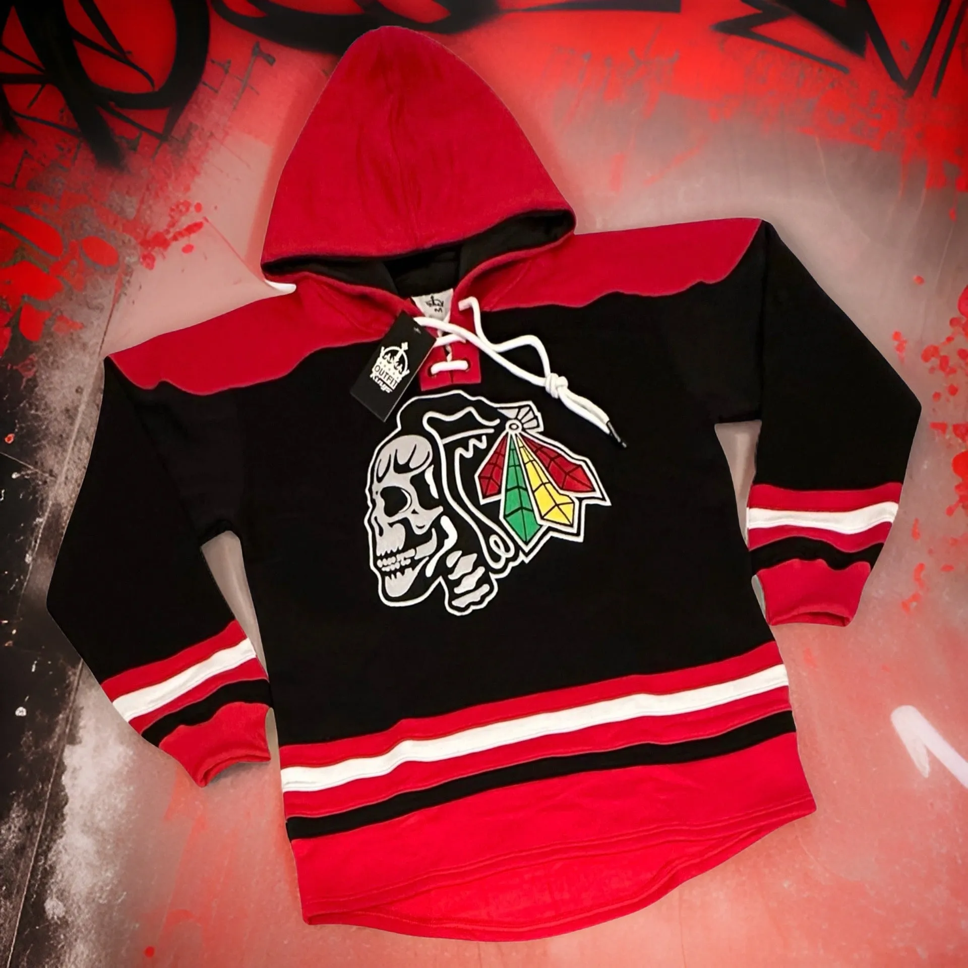 *THE NEXT ONE* JERSEY STYLE COTTON HOODIES (EMBROIDERED) (MULTI)