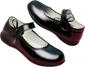 Toddler Girls Dress Shoes Princess Wedding Party Church Casual Walking School Uniform Shoes Leather