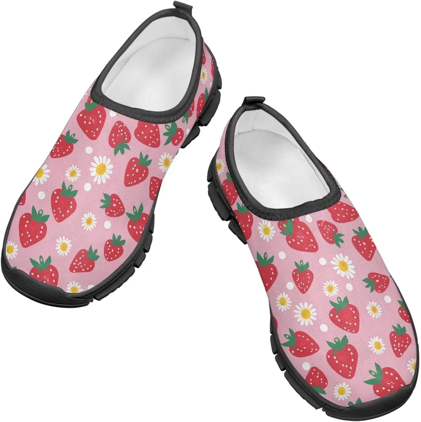 TODIYADDU Graphic Girls Sneakers Kids Breathable Mesh Shoes Lightweight Casual Tennis Running/Hiking/Walking Athletic Sneaker