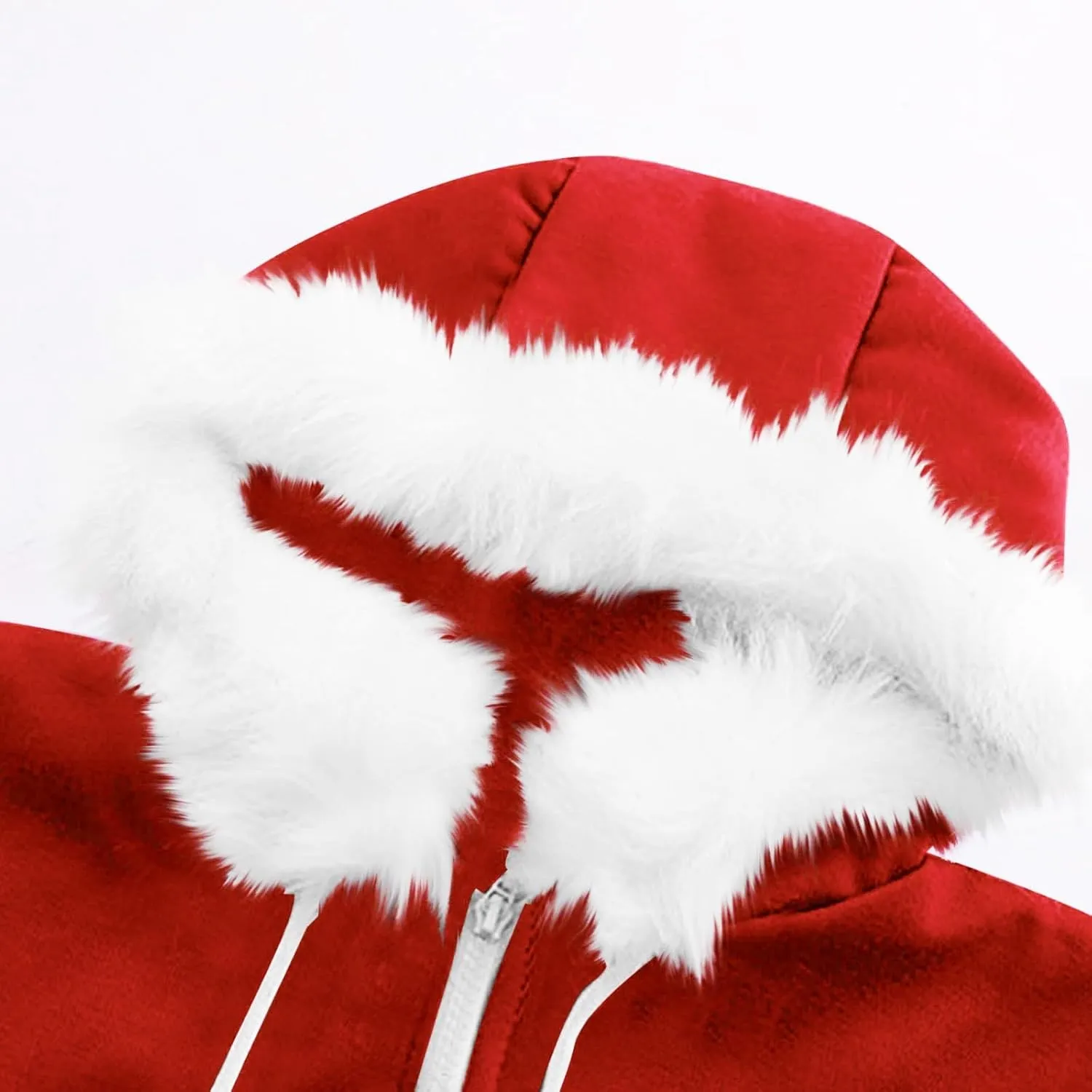 Women Furry Splicing Hoodies Fashion Hooded Sweatshirts with Pockets Zip Up Fleece Sweater Fall Winter Coats