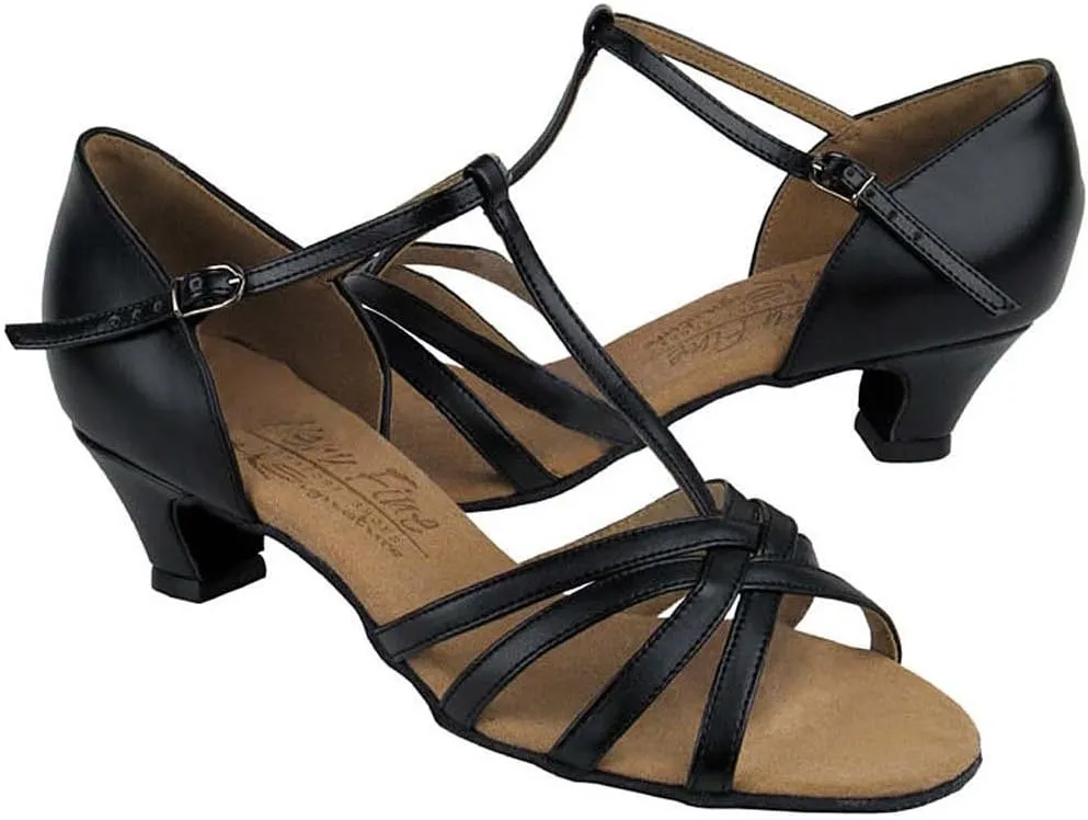 Women's Ballroom Dance Shoes Salsa Latin Practice Shoes S9235EB Comfortable-Very Fine 1.2" [Bundle of 5]