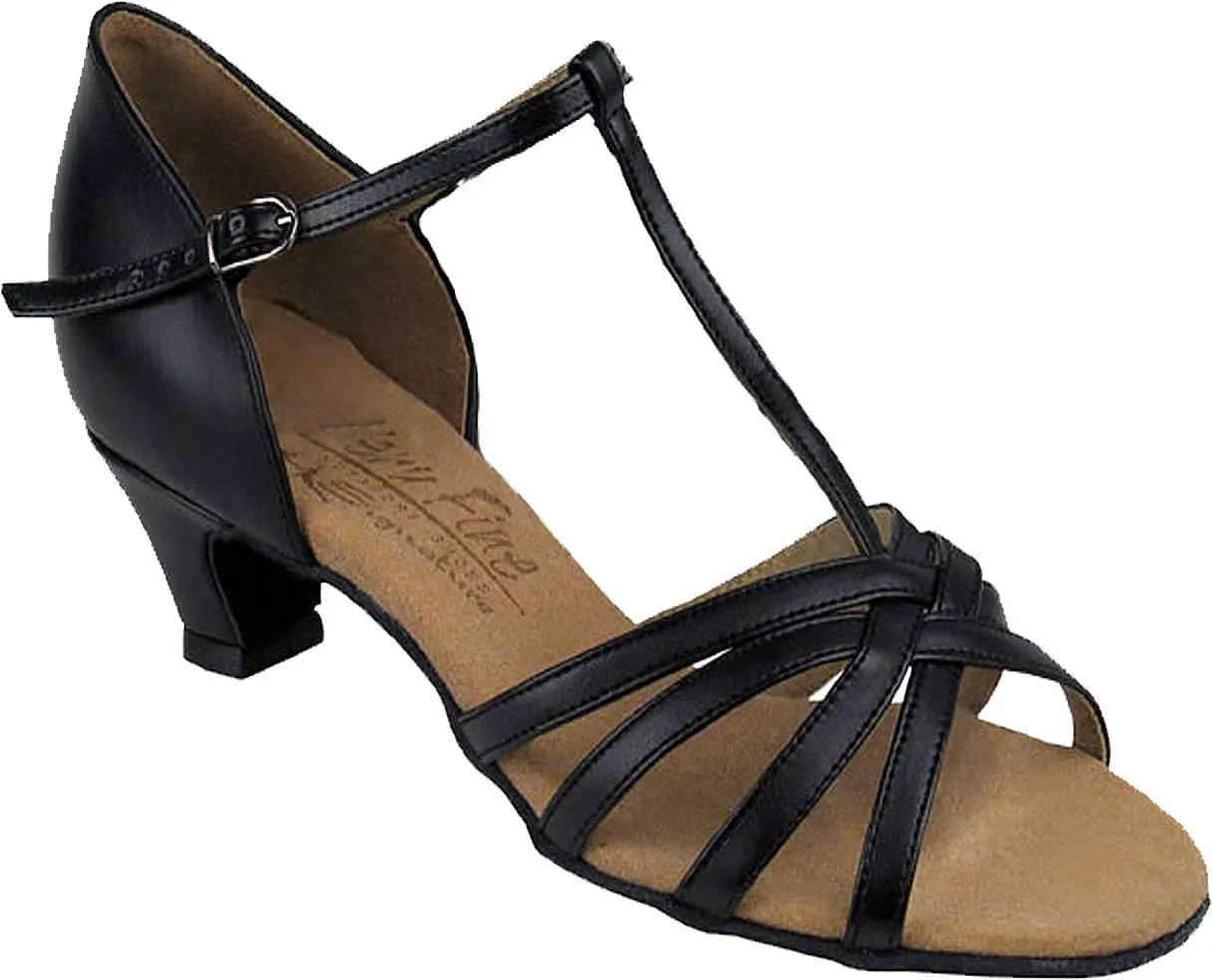 Women's Ballroom Dance Shoes Salsa Latin Practice Shoes S9235EB Comfortable-Very Fine 1.2" [Bundle of 5]