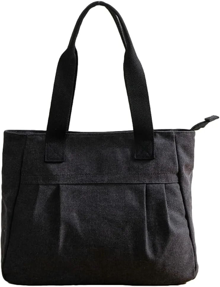 Womens Canvas Tote Handbags Lightweight Soft Work Office Shoulder Bag Purse Slouchy Casual Hobo Bag for Travel 2025